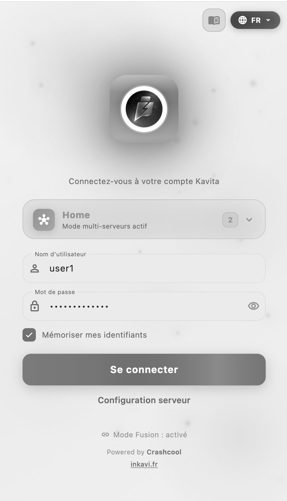 Thème Liseuse — connexion